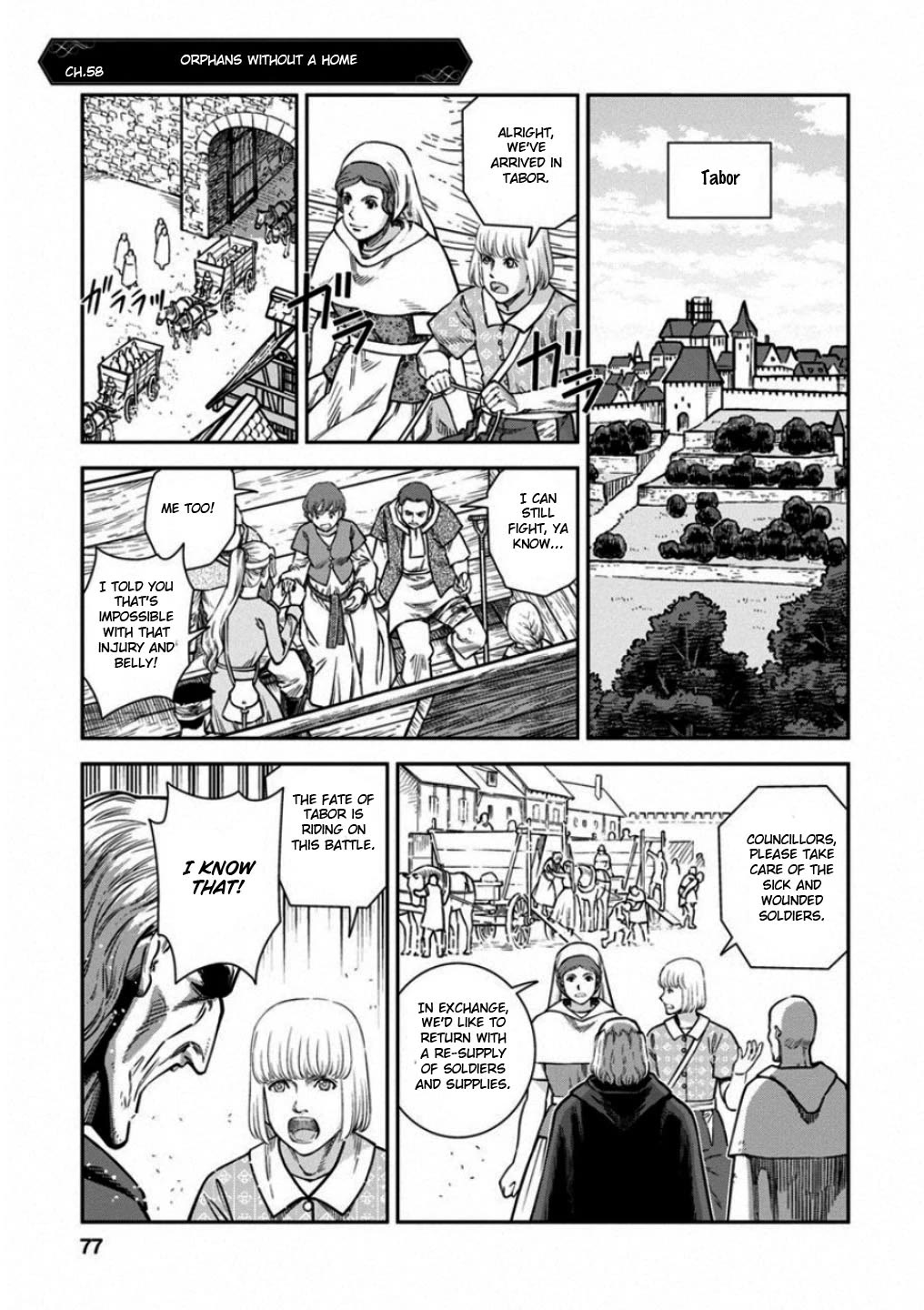 Otome Sensou Chapter 58 page 1 - Chapter 58: Orphans without a Home