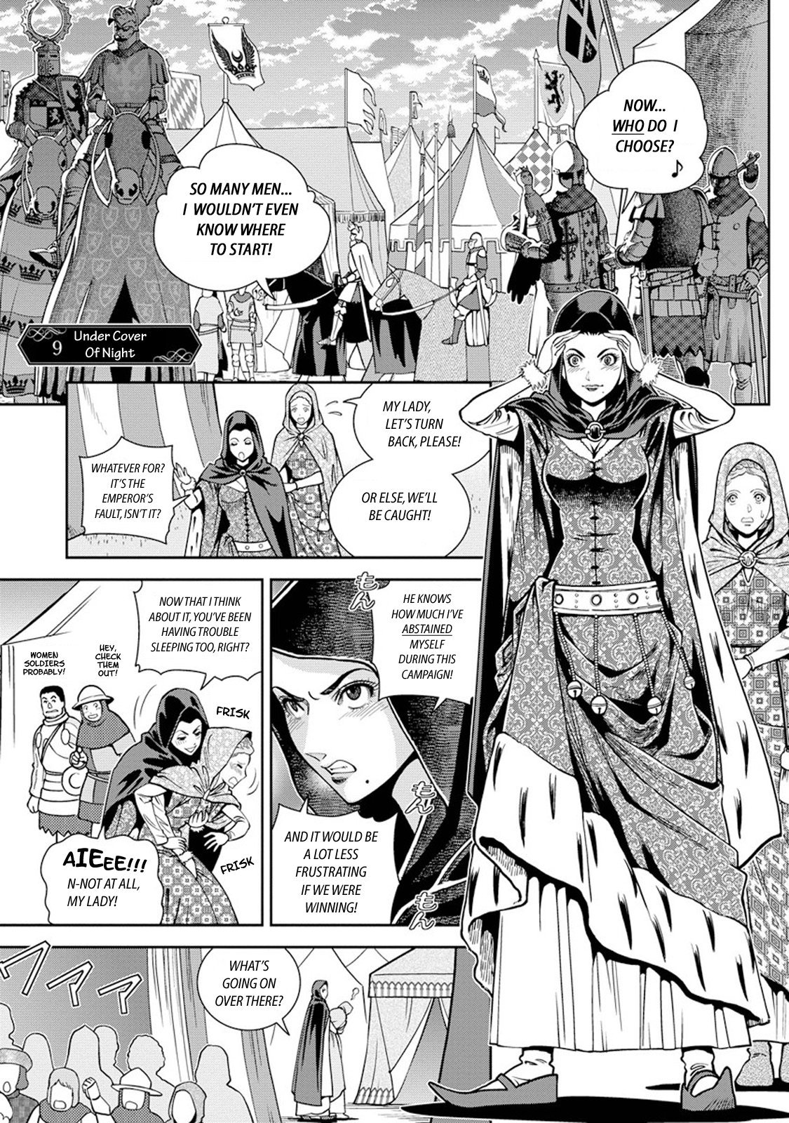 Otome Sensou Chapter 9 page 1 - Chapter 9: Under Cover of Night