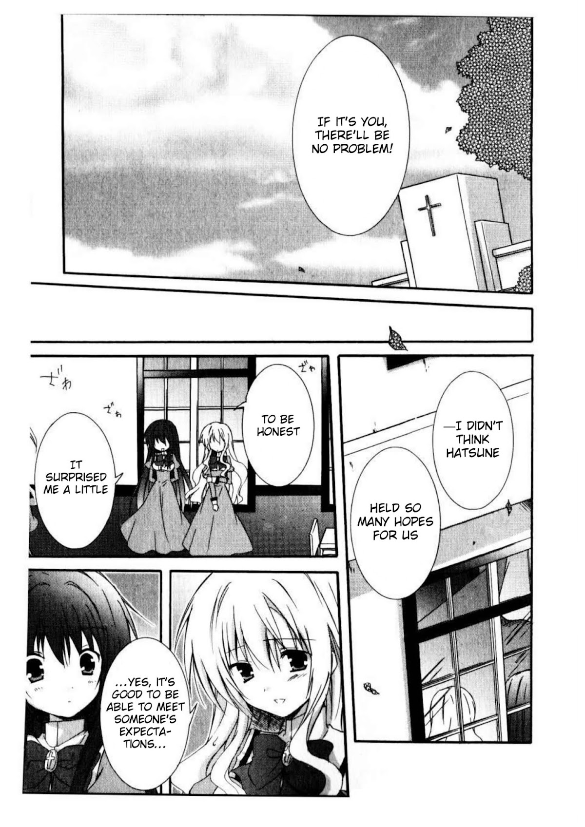 Otome wa Oneesama ni Koishiteru: Futari no Elder Chapter 10 page 13 - Chapter 10: Back to Back by the Window