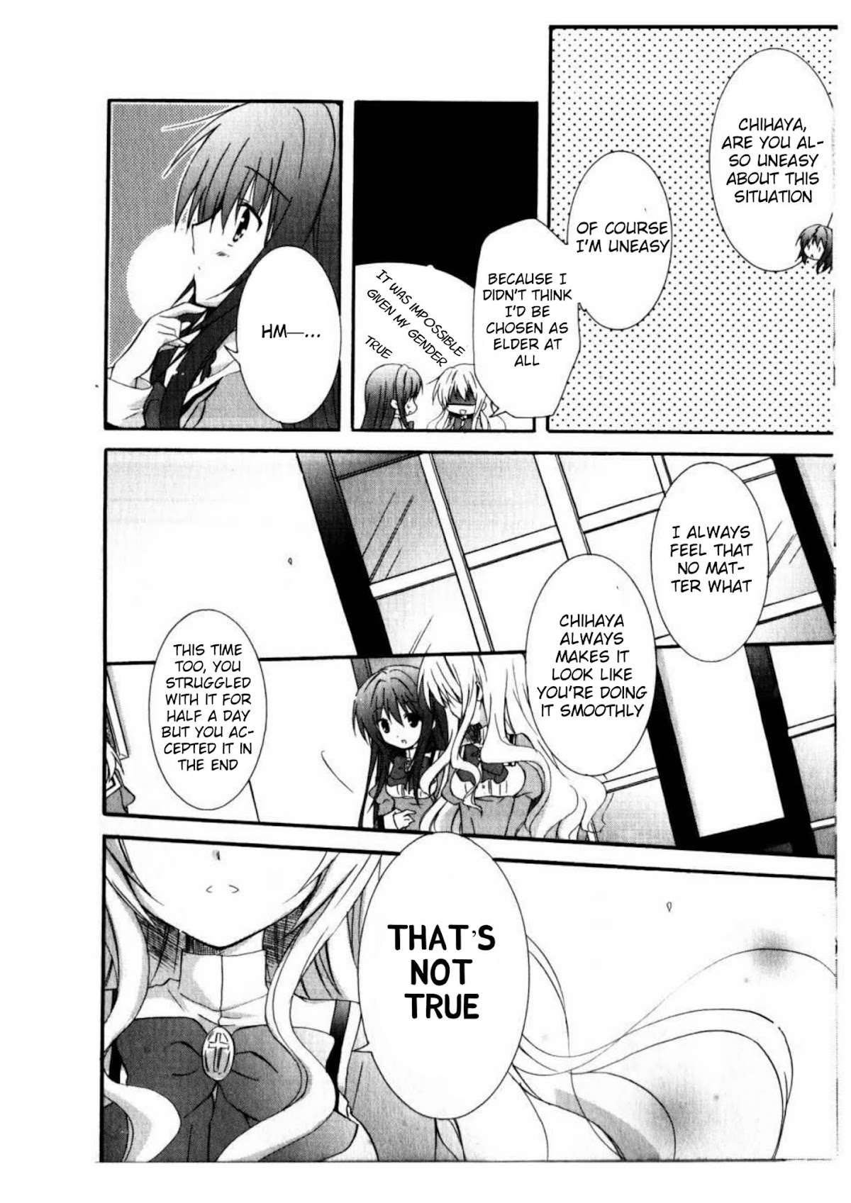 Otome wa Oneesama ni Koishiteru: Futari no Elder Chapter 10 page 14 - Chapter 10: Back to Back by the Window