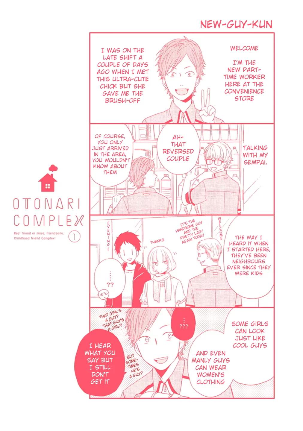 Otonari Complex Chapter 0.1 page 2 - Chapter 0.1: Volume 1 cover 4komas