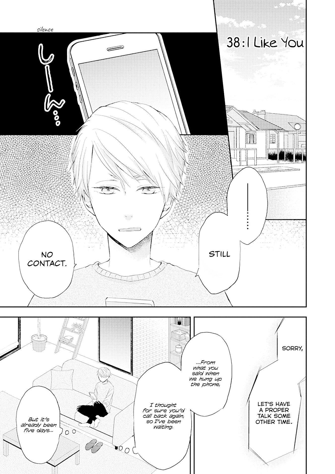 Otonari Complex Chapter 38 page 1 - Chapter 38: I Like You ①