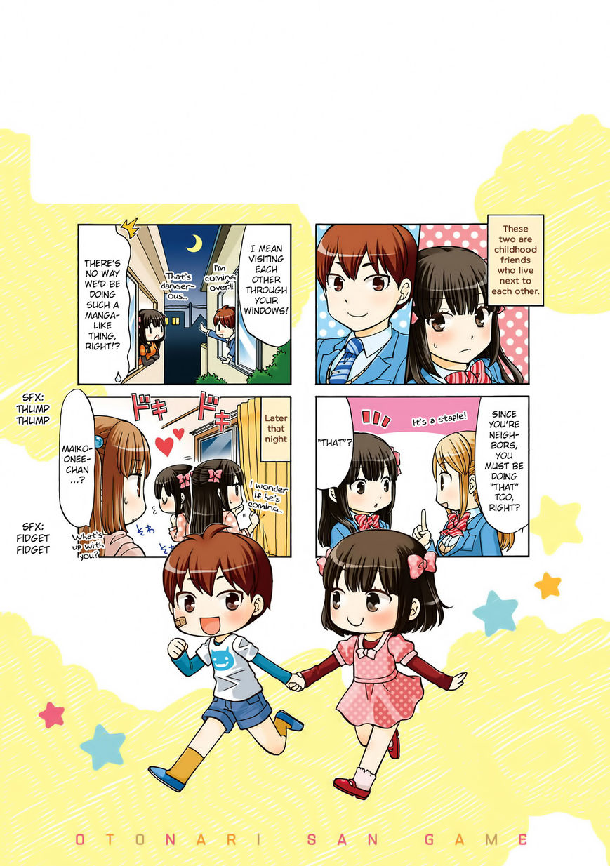 Otonari-san Game Chapter 1 page 3 - Chapter 1