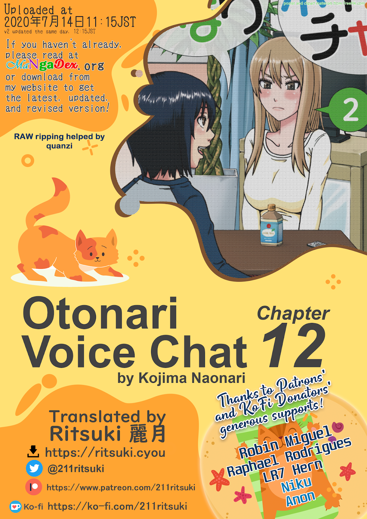 Otonari Voice Chat Chapter 12 page 1 - Chapter 12