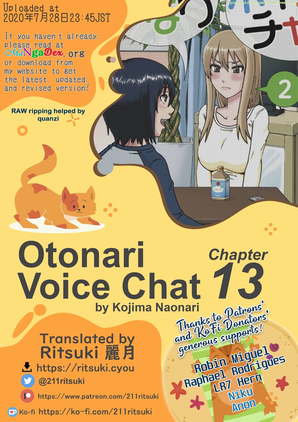 Otonari Voice Chat Chapter 13 page 1 - Chapter 13