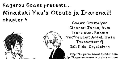 Otouto ja Irarenai!! Chapter 4 page 1 - Chapter 4