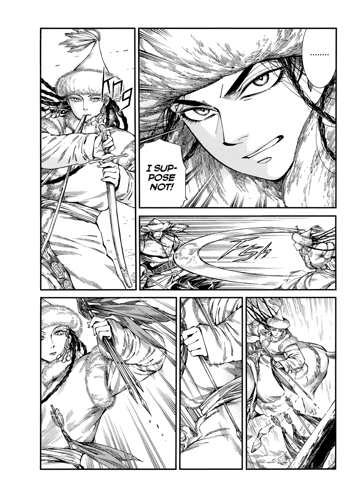 Otoyomegatari Chapter 100 page 13 - Chapter 100: A Single Arrow