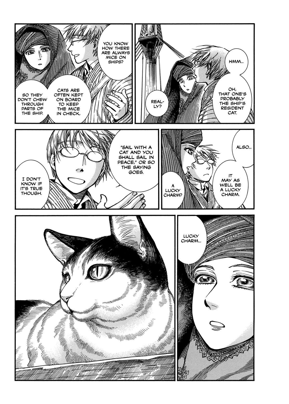 Otoyomegatari Chapter 105 page 10 - Chapter 105: The Cat Aboard