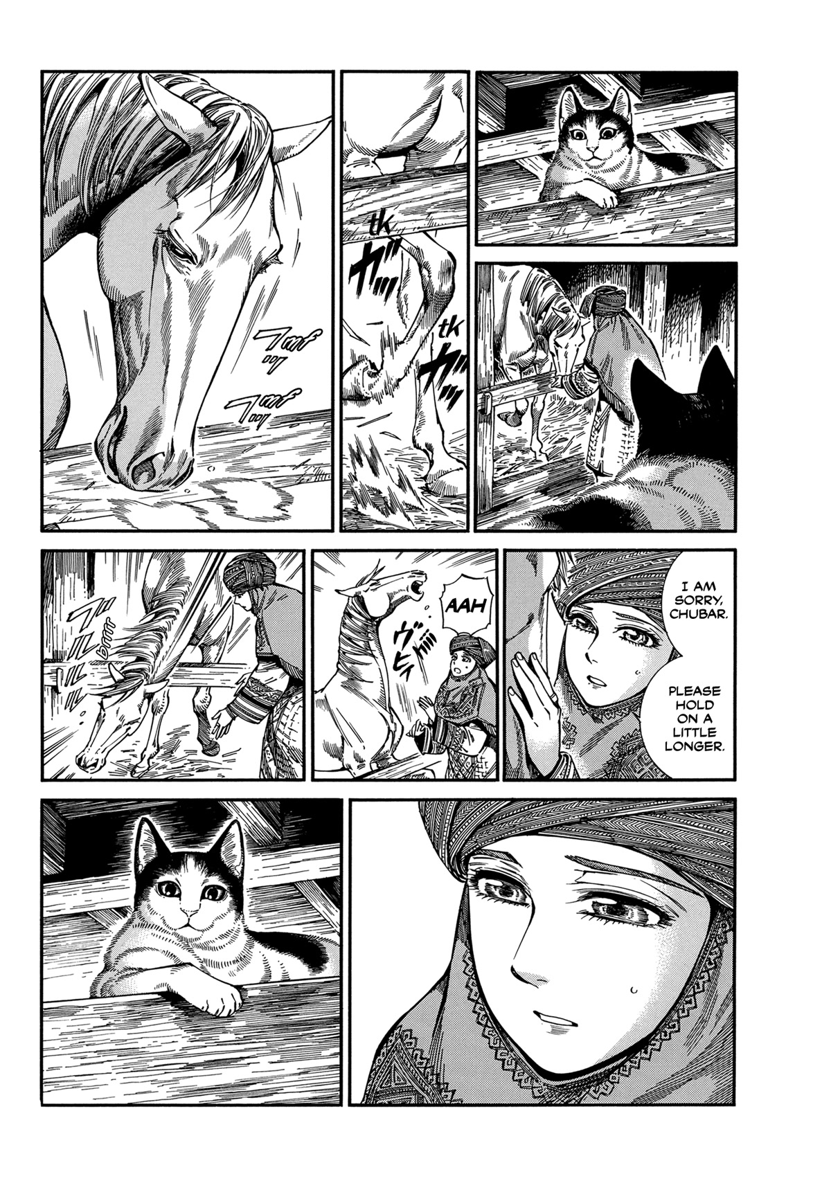 Otoyomegatari Chapter 105 page 12 - Chapter 105: The Cat Aboard