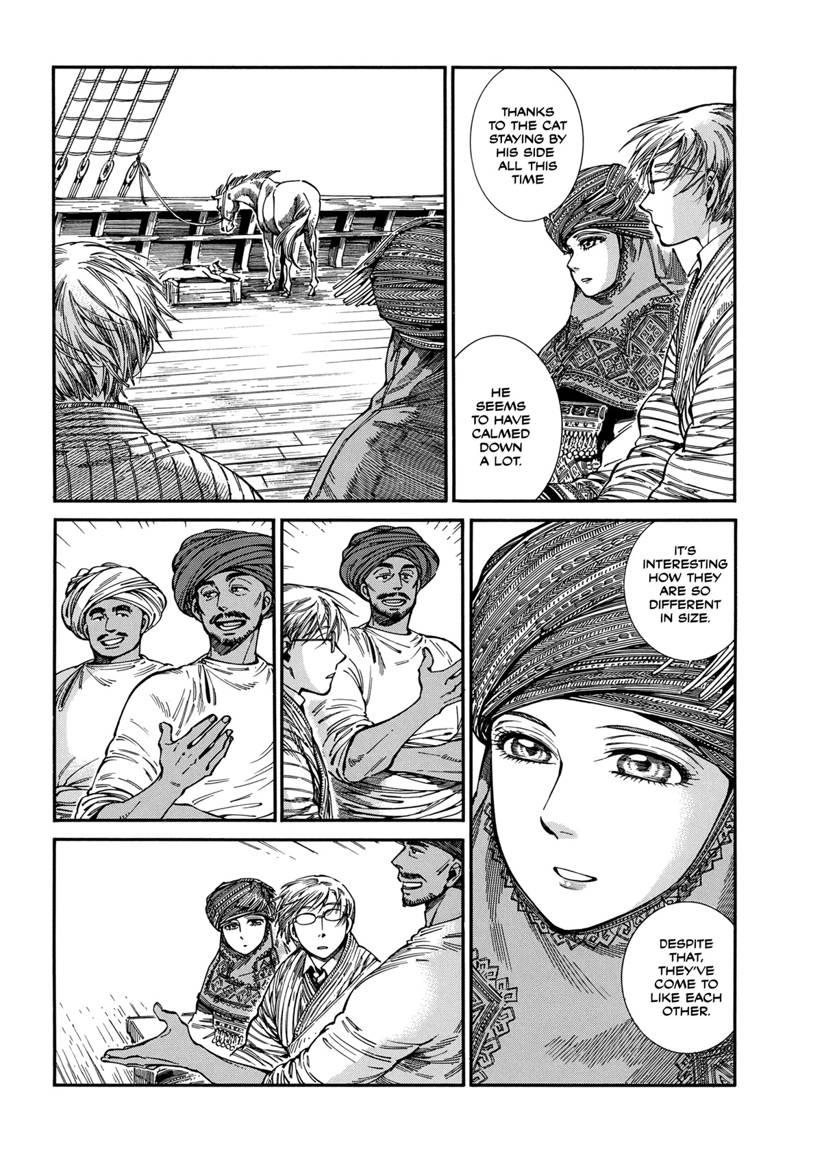 Otoyomegatari Chapter 105 page 20 - Chapter 105: The Cat Aboard