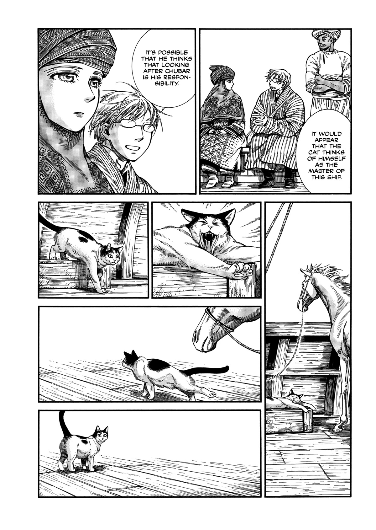 Otoyomegatari Chapter 105 page 21 - Chapter 105: The Cat Aboard
