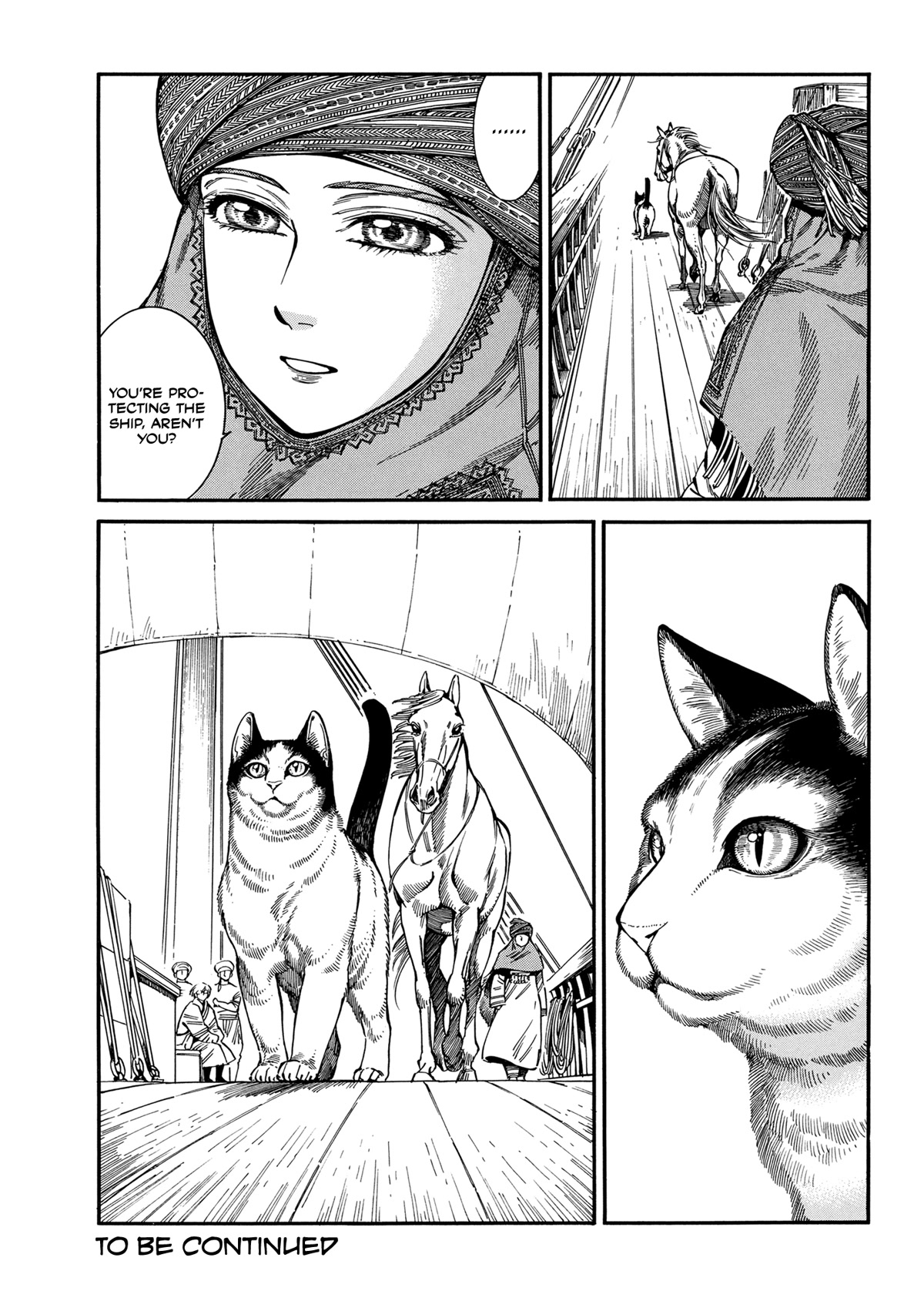 Otoyomegatari Chapter 105 page 23 - Chapter 105: The Cat Aboard