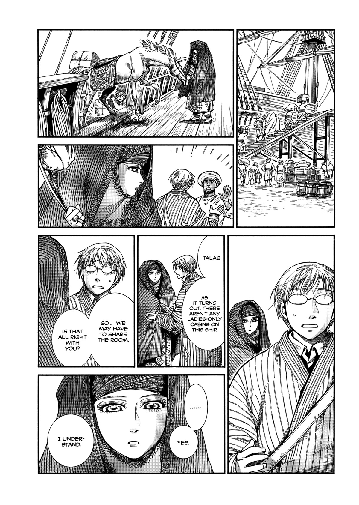 Otoyomegatari Chapter 105 page 4 - Chapter 105: The Cat Aboard