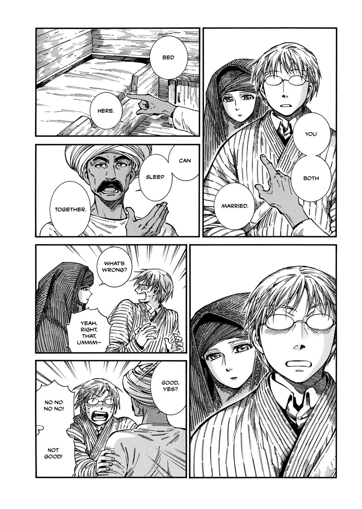Otoyomegatari Chapter 105 page 6 - Chapter 105: The Cat Aboard