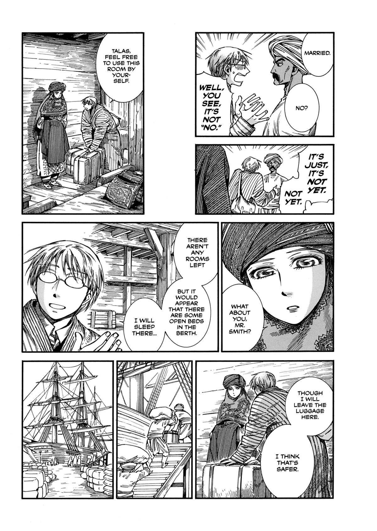 Otoyomegatari Chapter 105 page 7 - Chapter 105: The Cat Aboard