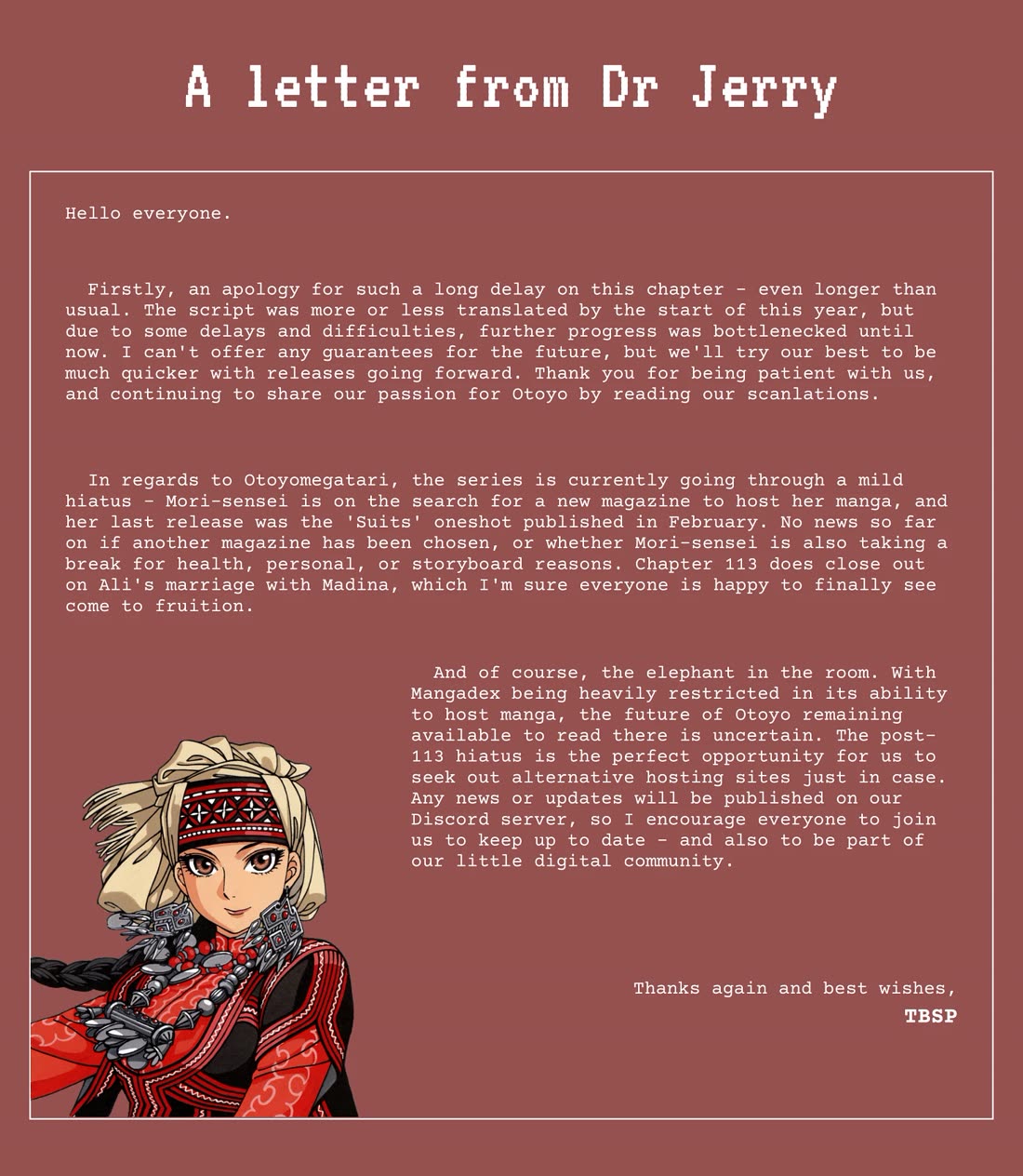 Otoyomegatari Chapter 113 page 22 - Chapter 113: Marriage - Part 2 -