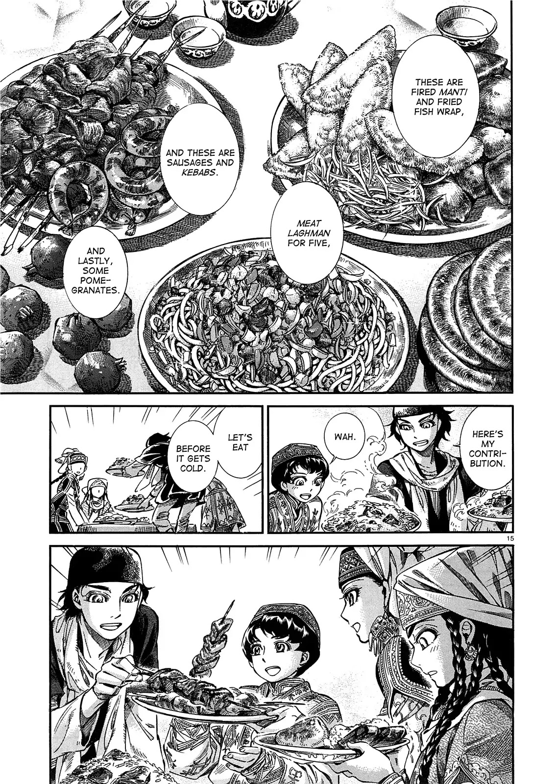 Otoyomegatari Chapter 16 page 15 - Chapter 16 : Shopping At The Market