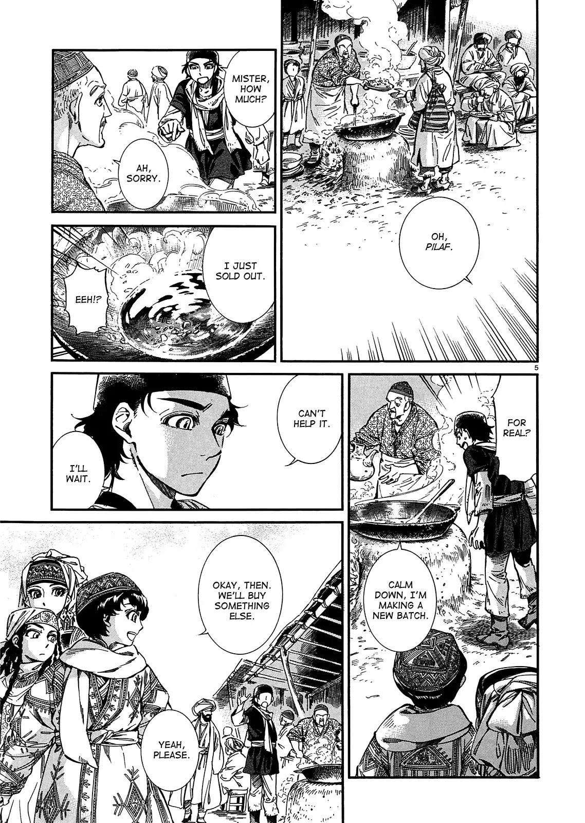 Otoyomegatari Chapter 16 page 5 - Chapter 16 : Shopping At The Market