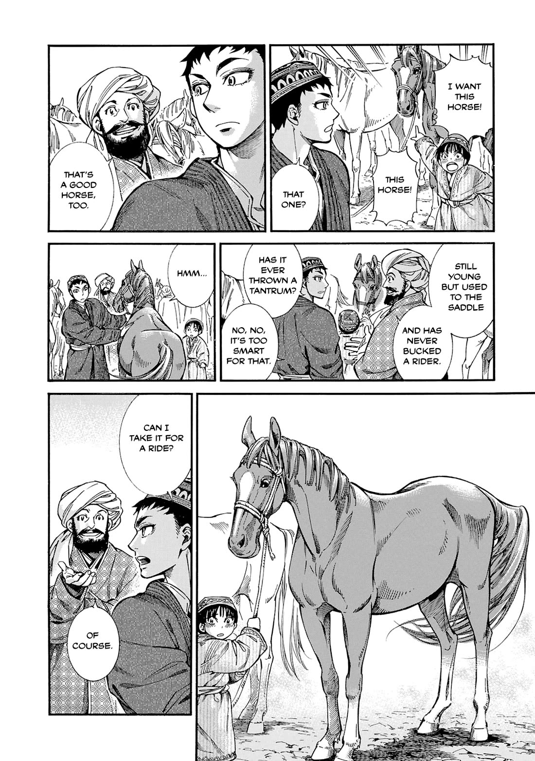 Otoyomegatari Chapter 22.5 page 4 - Chapter 22.5: Extra chapter: Horse Market