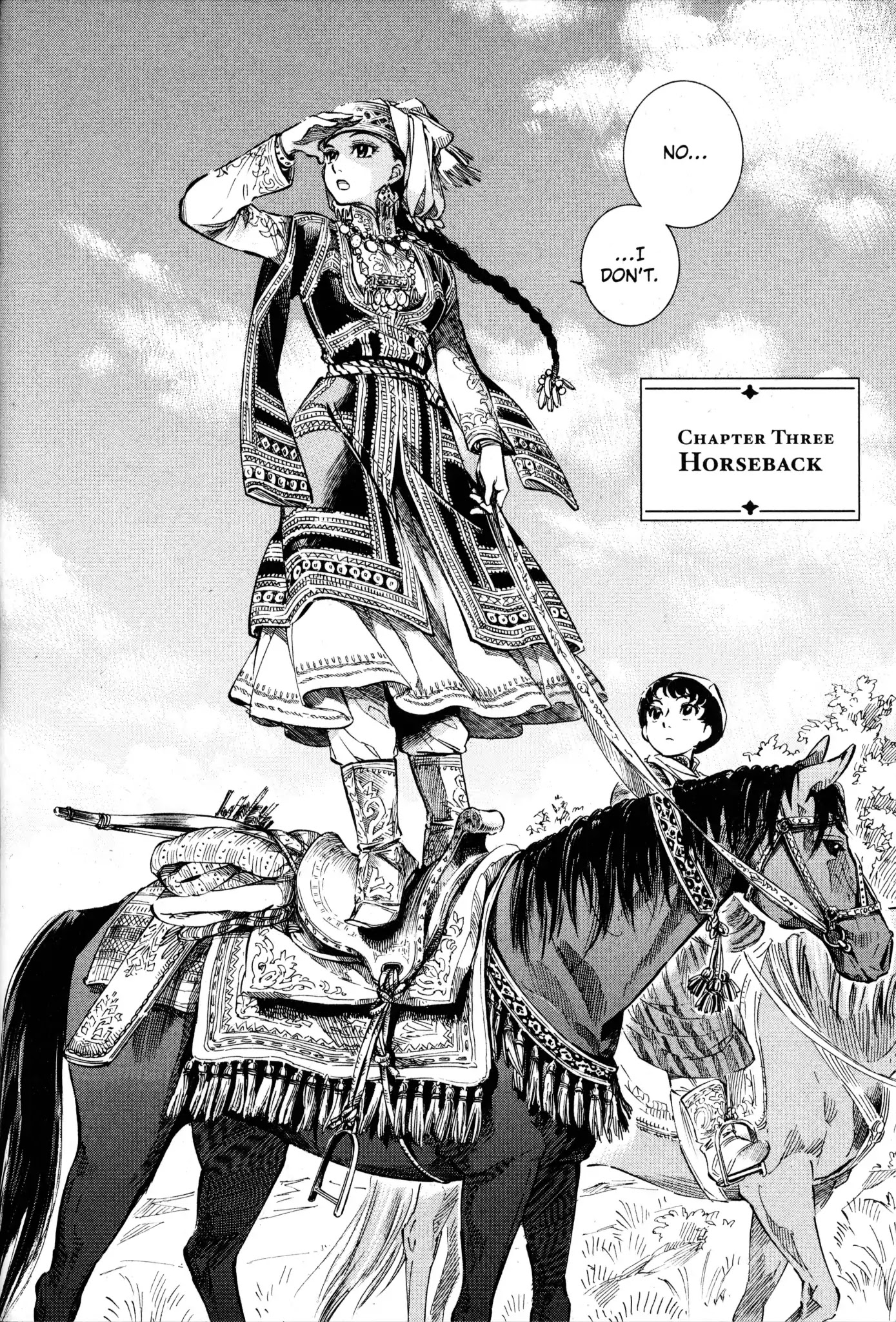 Otoyomegatari Chapter 3 page 2 - Chapter 3: Horseback