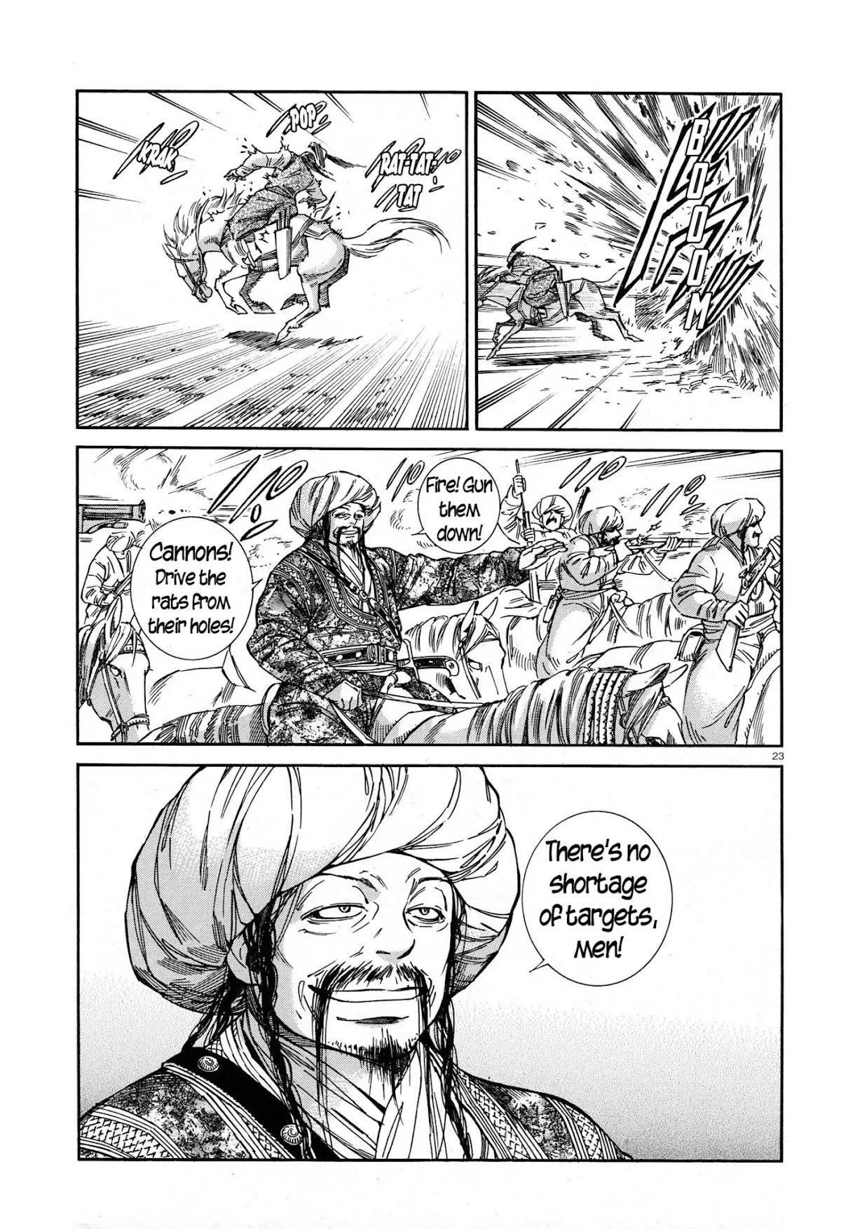 Otoyomegatari Chapter 32 page 22 - Chapter 32: The Riders Attack