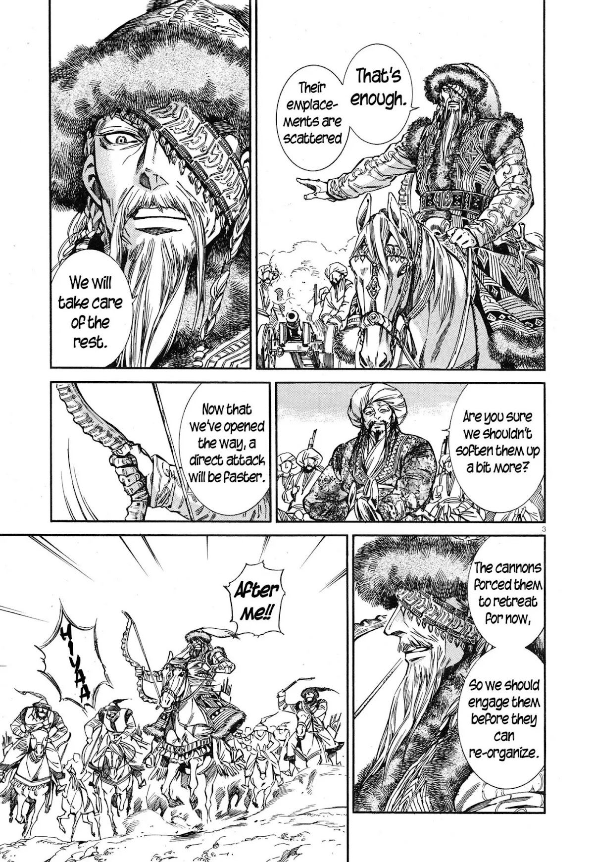 Otoyomegatari Chapter 32 page 3 - Chapter 32: The Riders Attack