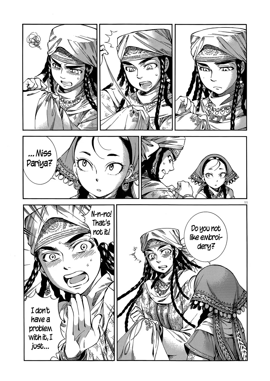 Otoyomegatari Chapter 45 page 10 - Chapter 45 : Pariya Sews