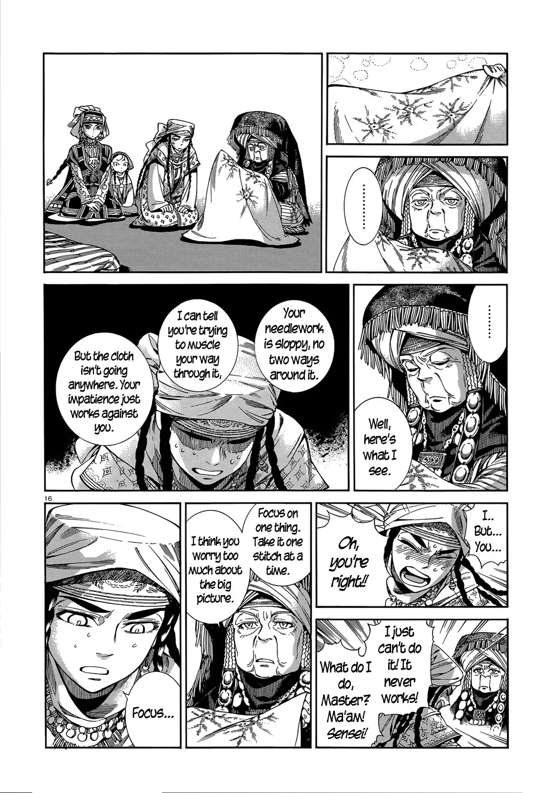 Otoyomegatari Chapter 45 page 15 - Chapter 45 : Pariya Sews
