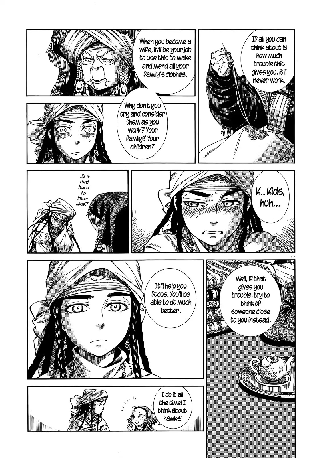 Otoyomegatari Chapter 45 page 16 - Chapter 45 : Pariya Sews