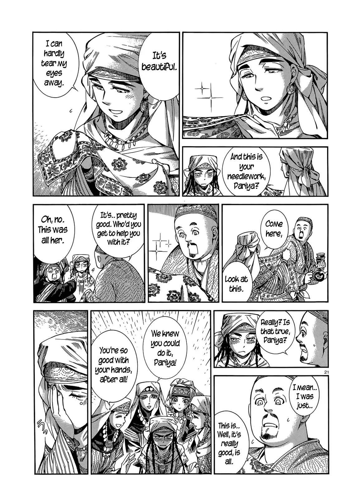 Otoyomegatari Chapter 45 page 20 - Chapter 45 : Pariya Sews