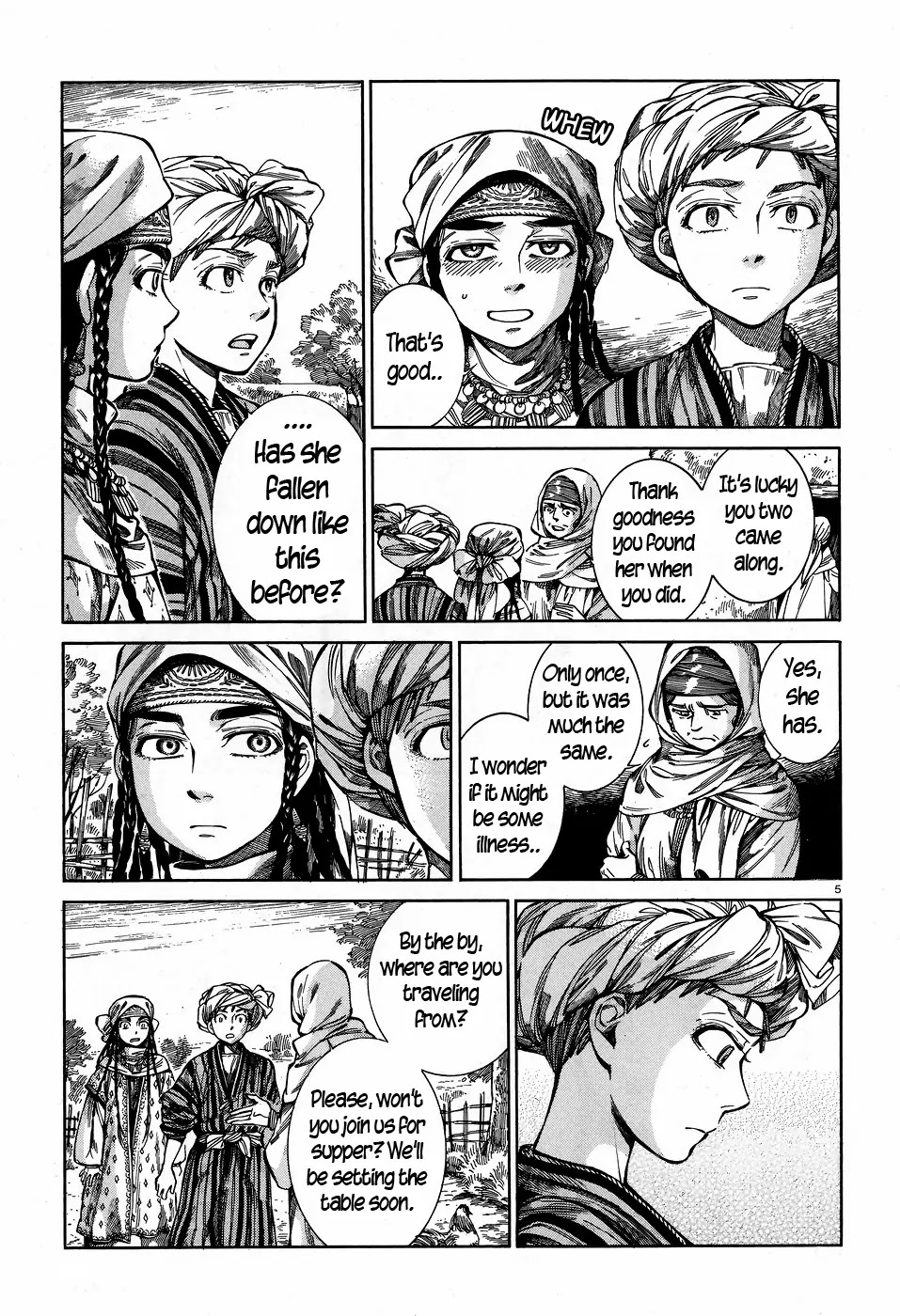 Otoyomegatari Chapter 57 page 5 - Chapter 57: The Long Road Home