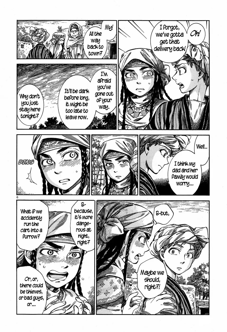 Otoyomegatari Chapter 57 page 6 - Chapter 57: The Long Road Home