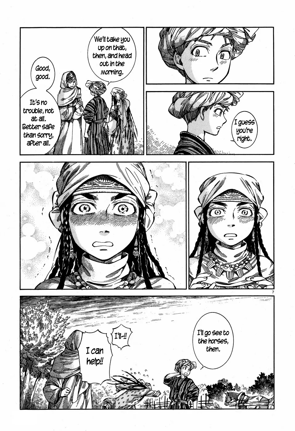 Otoyomegatari Chapter 57 page 7 - Chapter 57: The Long Road Home