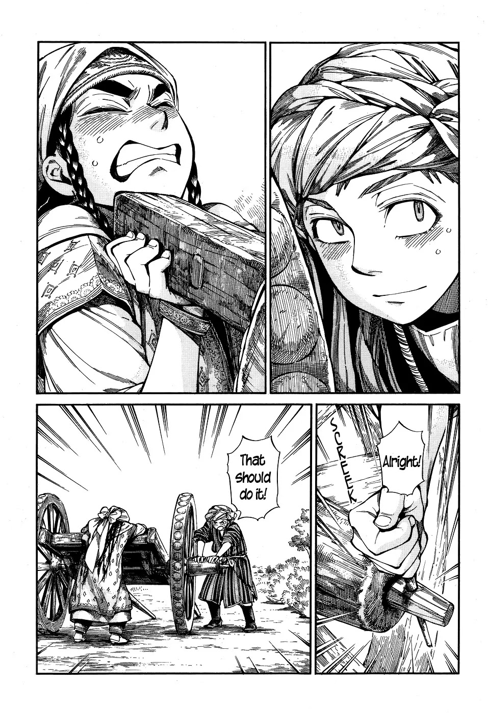 Otoyomegatari Chapter 58 page 12 - Chapter 58: Wagon Wheels