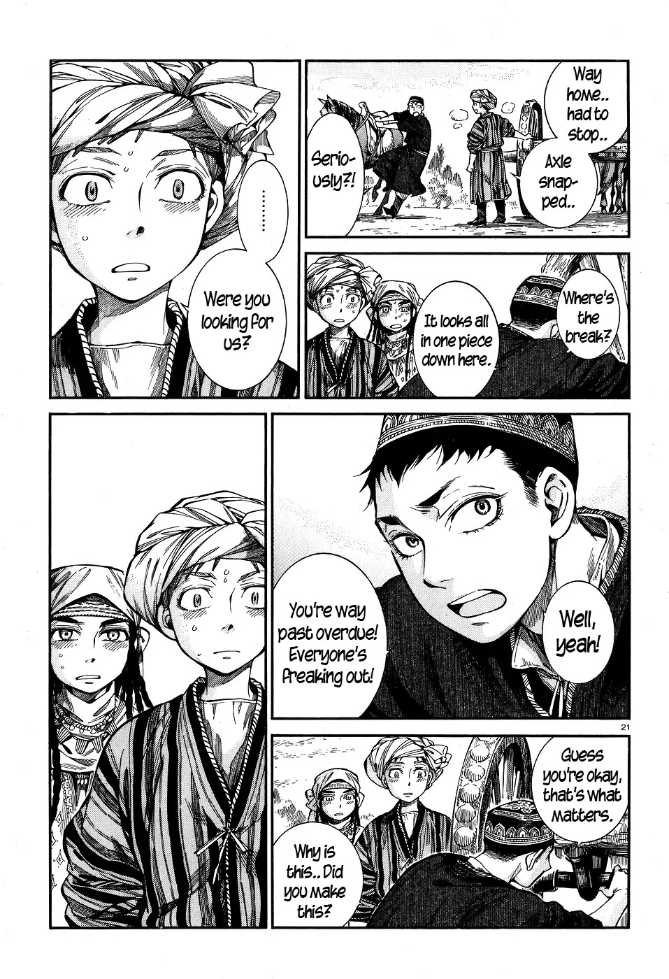 Otoyomegatari Chapter 58 page 19 - Chapter 58: Wagon Wheels