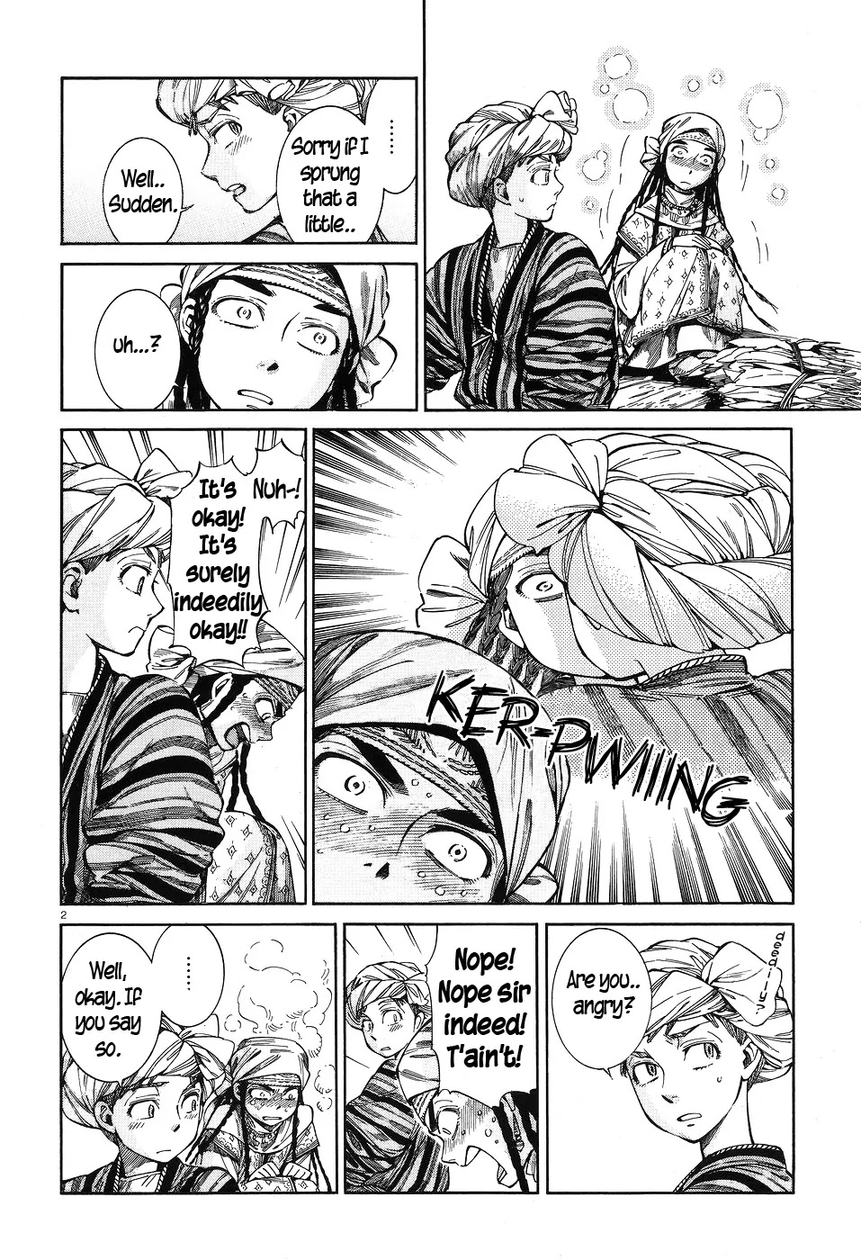Otoyomegatari Chapter 58 page 2 - Chapter 58: Wagon Wheels