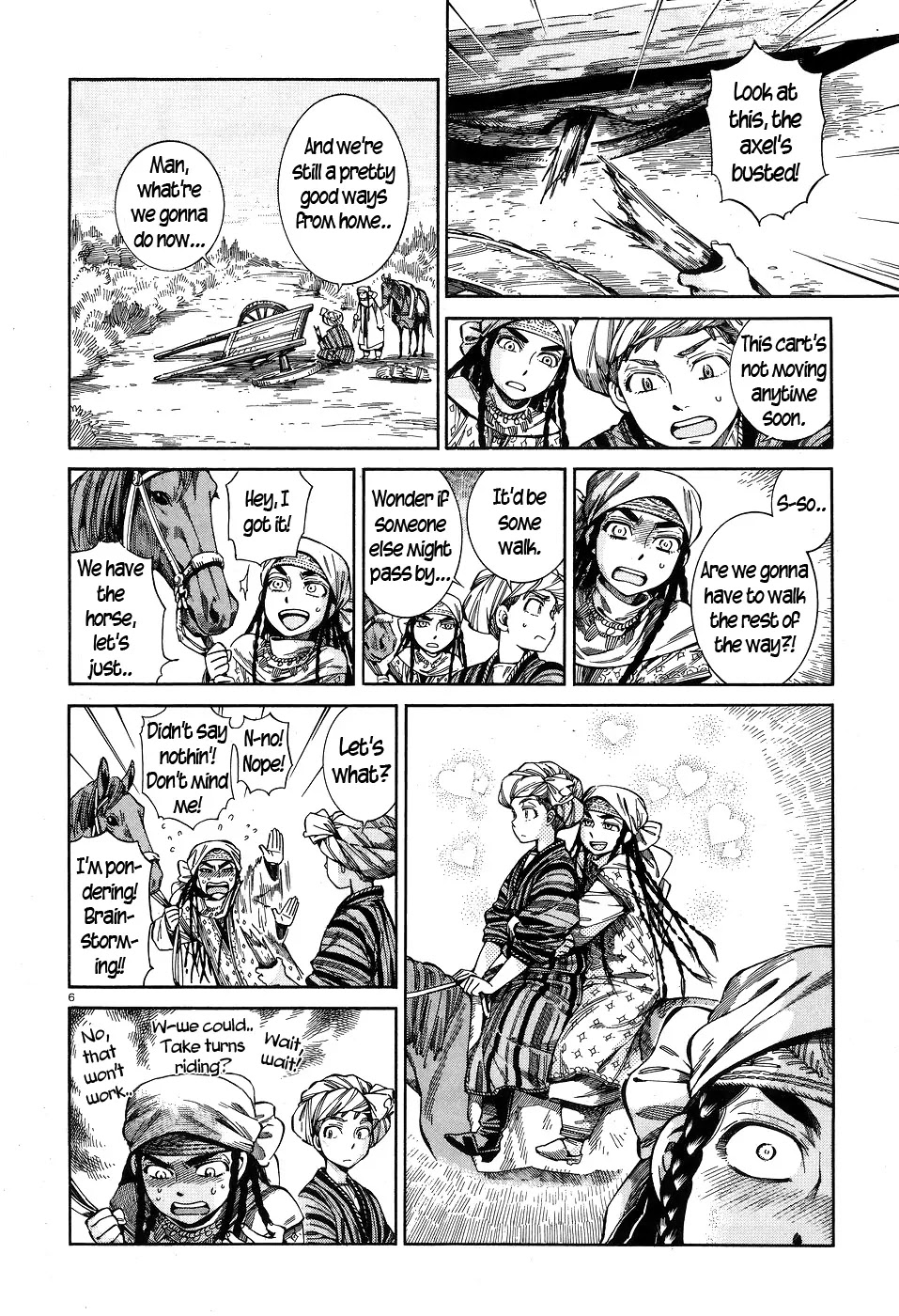 Otoyomegatari Chapter 58 page 5 - Chapter 58: Wagon Wheels