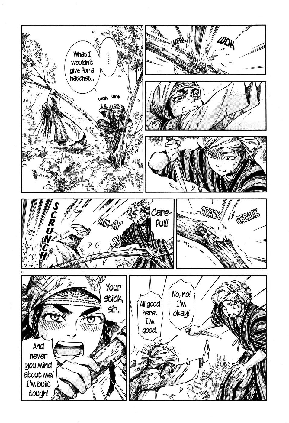Otoyomegatari Chapter 58 page 7 - Chapter 58: Wagon Wheels