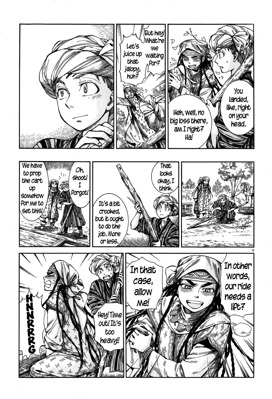 Otoyomegatari Chapter 58 page 8 - Chapter 58: Wagon Wheels