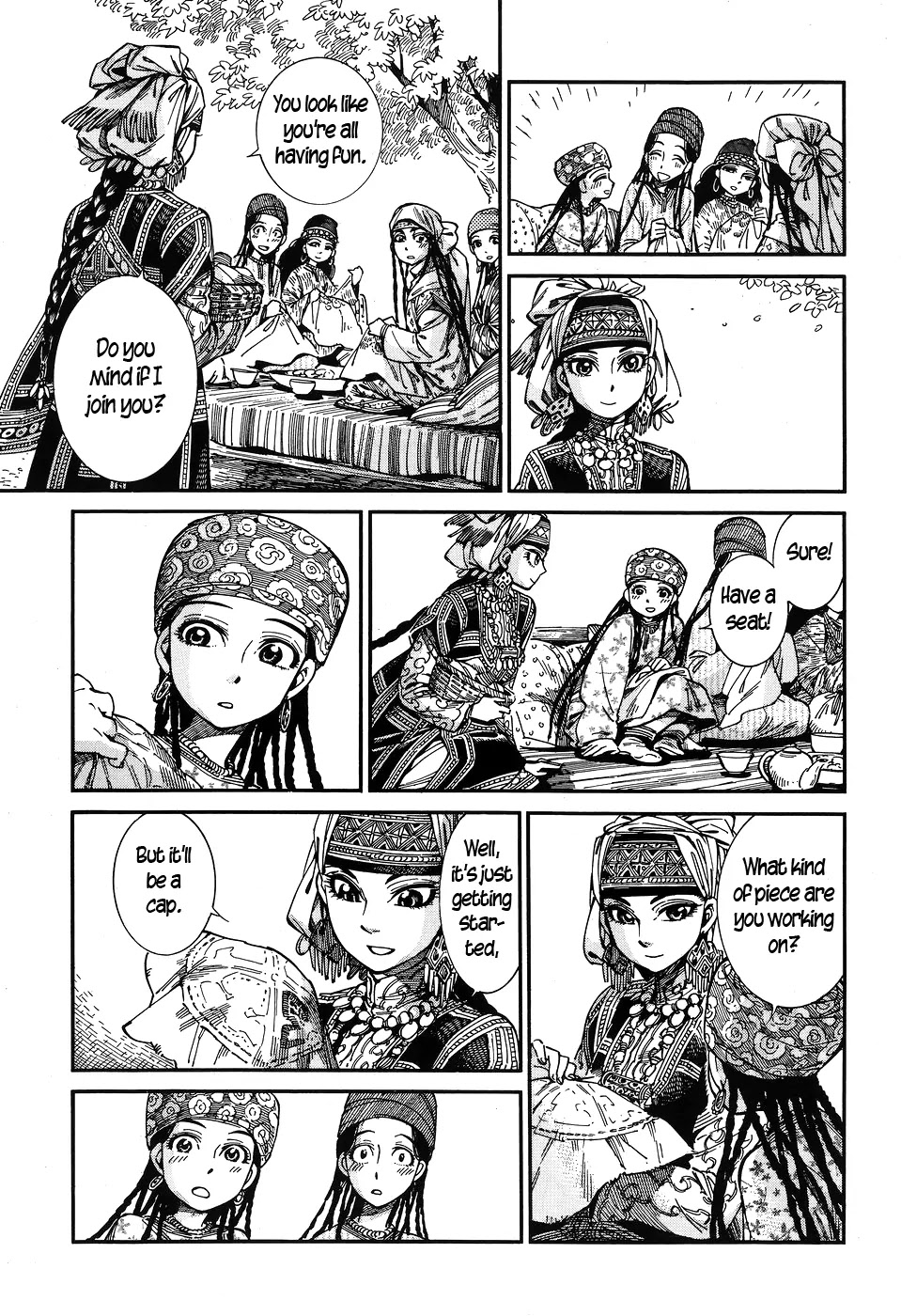 Otoyomegatari Chapter 60 page 12 - Chapter 60: Sewing Circle