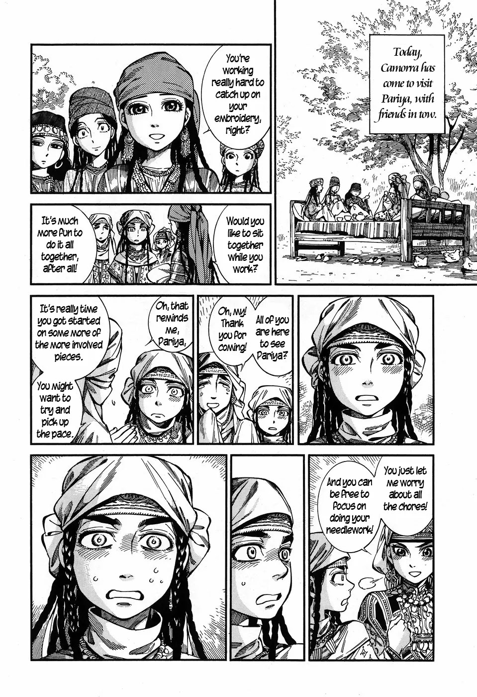 Otoyomegatari Chapter 60 page 2 - Chapter 60: Sewing Circle