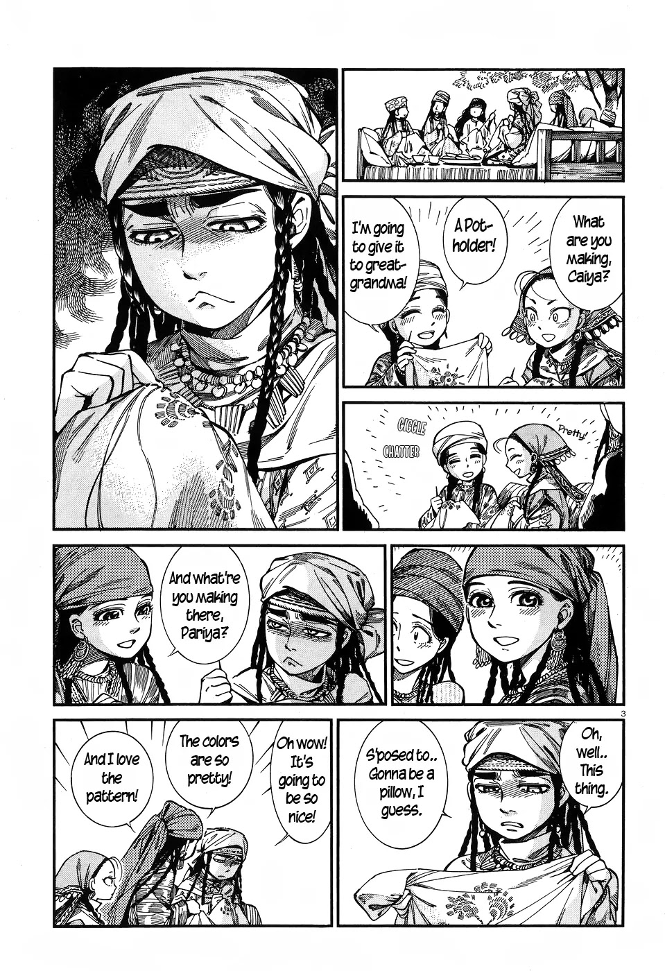 Otoyomegatari Chapter 60 page 3 - Chapter 60: Sewing Circle