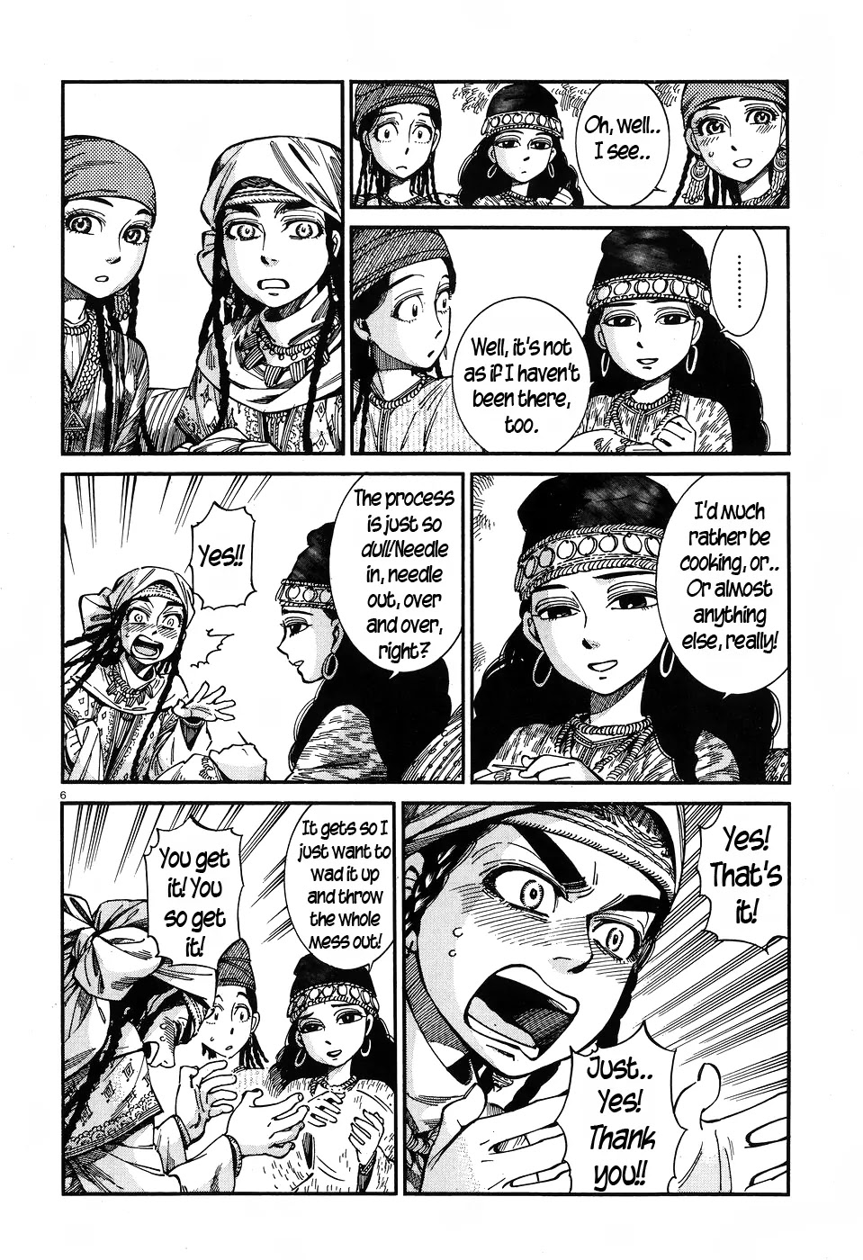 Otoyomegatari Chapter 60 page 6 - Chapter 60: Sewing Circle