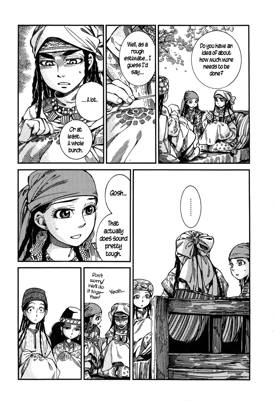 Otoyomegatari Chapter 60 page 9 - Chapter 60: Sewing Circle