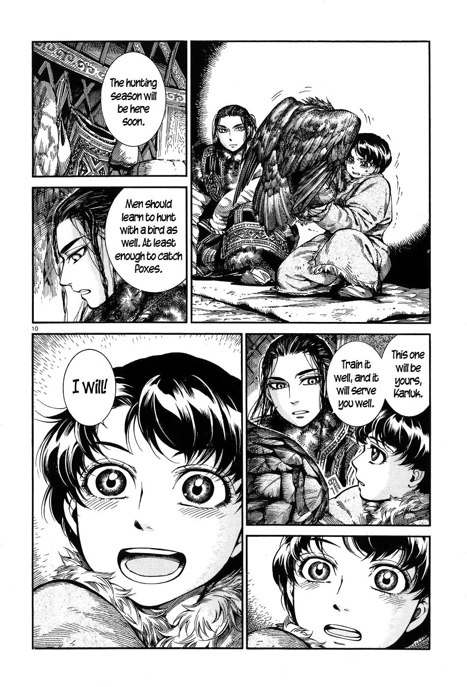 Otoyomegatari Chapter 63 page 10 - Chapter 63: Golden Eagle