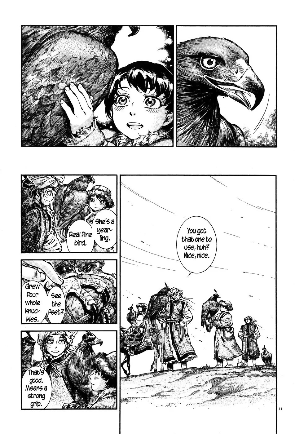 Otoyomegatari Chapter 63 page 11 - Chapter 63: Golden Eagle