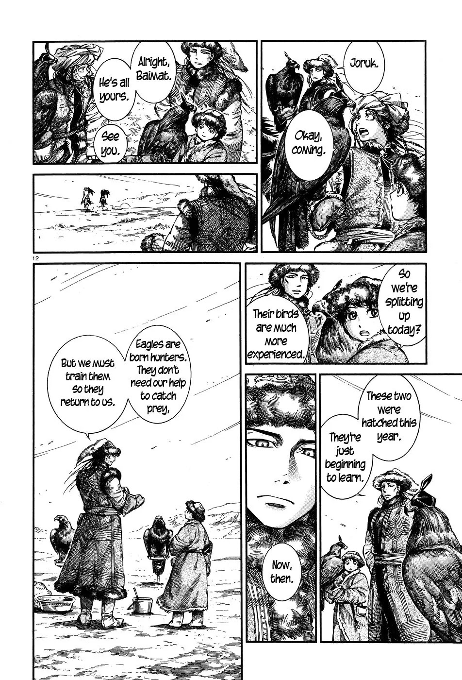 Otoyomegatari Chapter 63 page 12 - Chapter 63: Golden Eagle