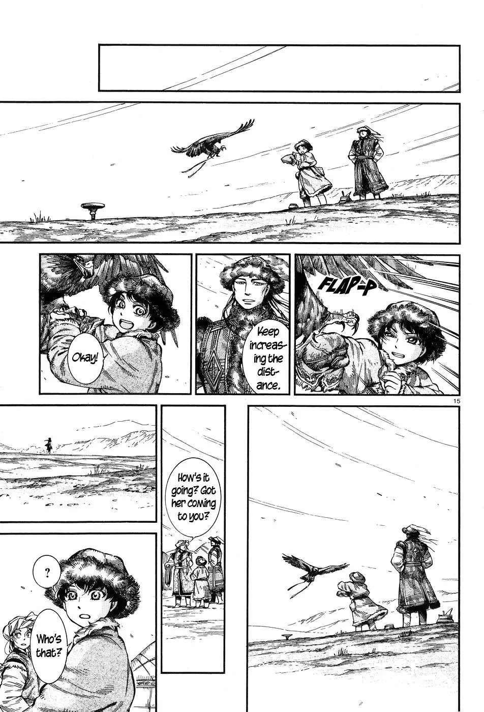 Otoyomegatari Chapter 63 page 15 - Chapter 63: Golden Eagle