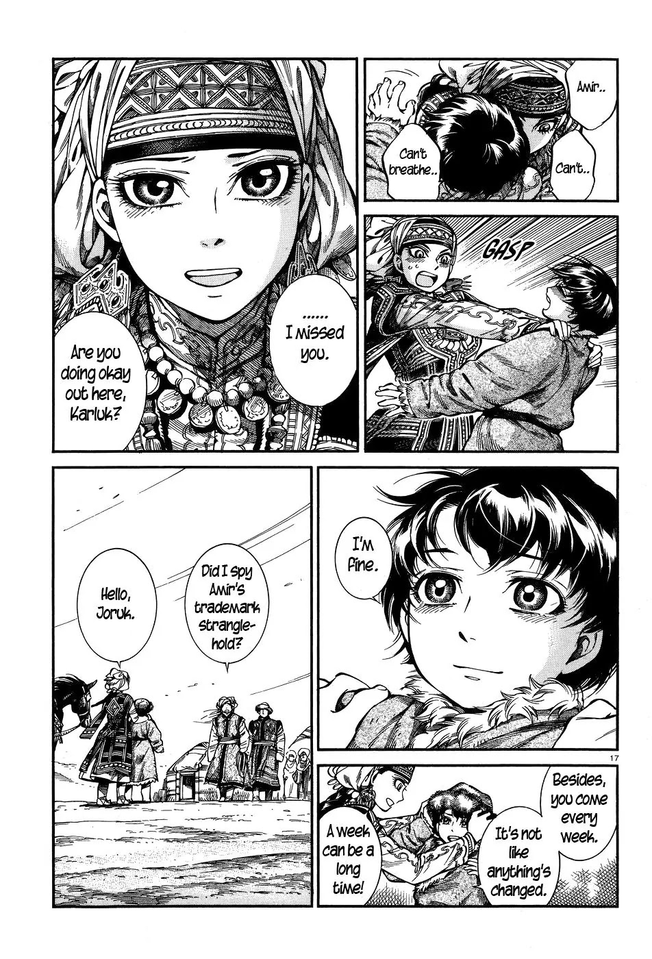 Otoyomegatari Chapter 63 page 17 - Chapter 63: Golden Eagle