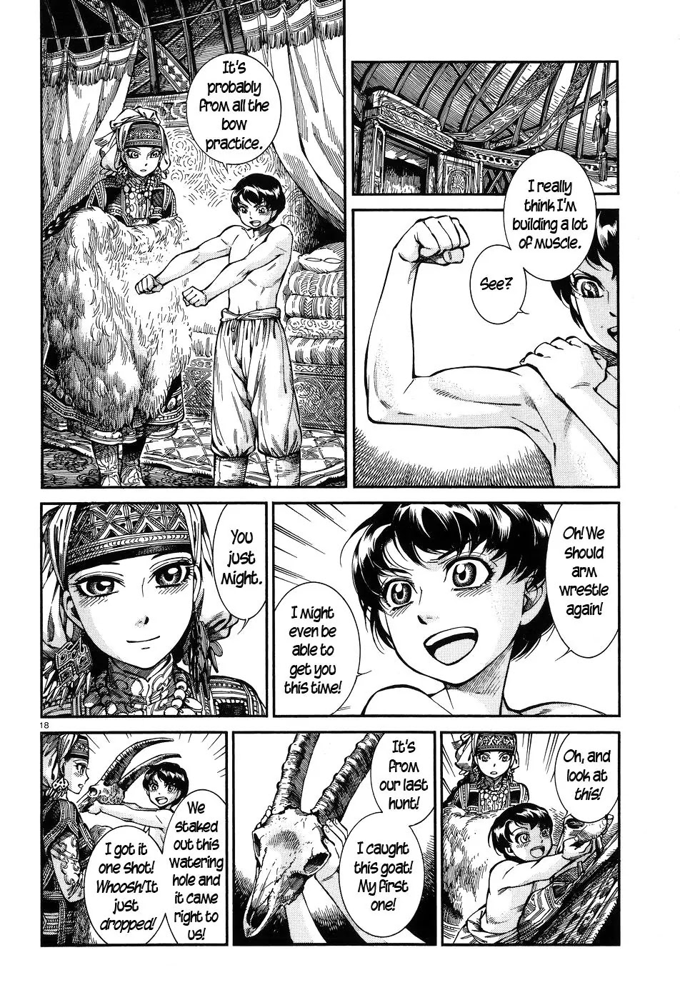 Otoyomegatari Chapter 63 page 18 - Chapter 63: Golden Eagle